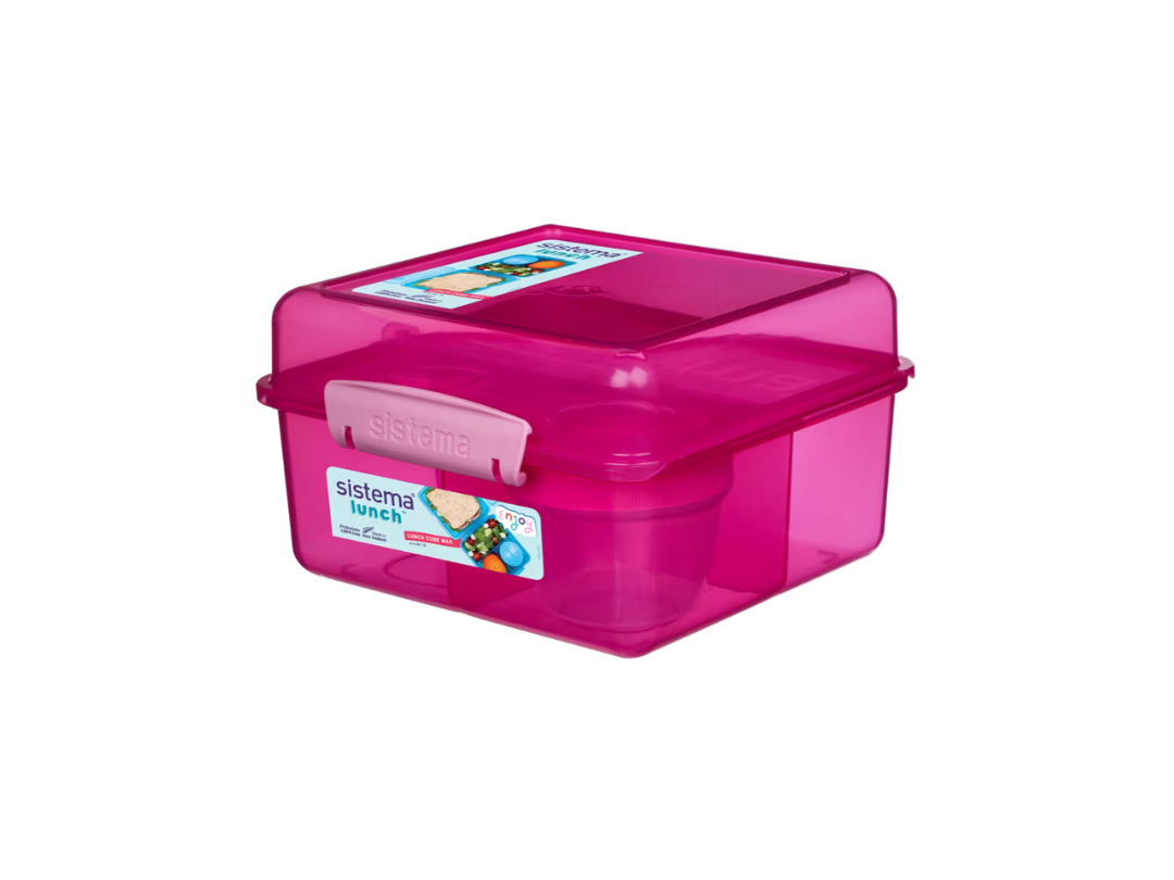 Sistema 2L Lunch Cube Max TO GO™ – With Yogurt Pot | Qatar  Sistema 2L Lunch Cube Max TO GO™ – With Yogurt Pot | Qatar